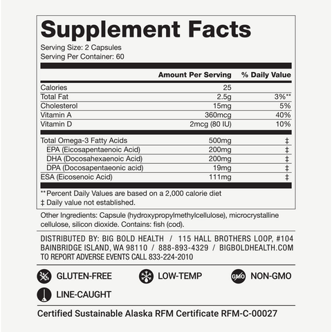 Dutch Harbor Omega 120 Softgel