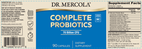 Complete Probiotics (70 Billion CFU)