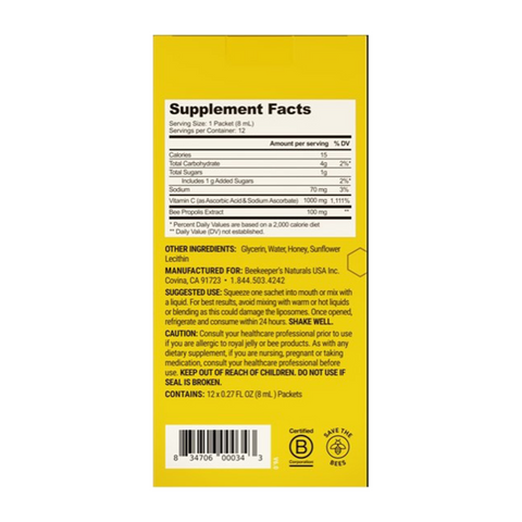 Propolis + Vitamin C Liposomal