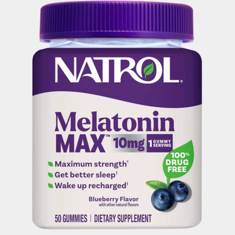 Natrol® MelatoninMax Gummies 10mg – Sleep Aid Supplement, 80 Count
