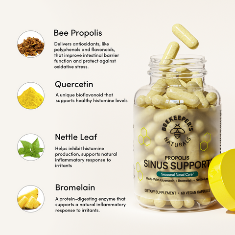 Propolis Sinus Support - Seasonal Nasal Care 60 Capsule