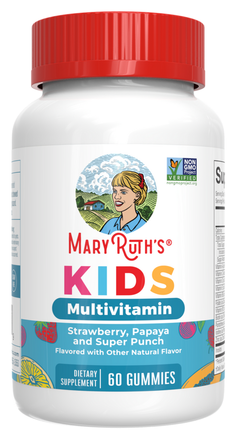 MaryRuth's Kids Multivitamin Gummies Strawberry Papaya Super Punch