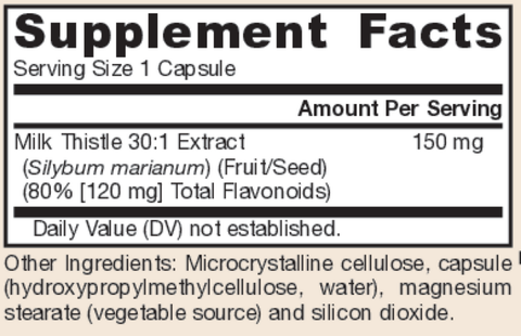 Milk Thistle 150 mg