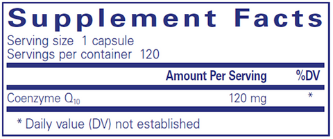 CoQ10 120mg- 120 capsule