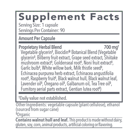 Biocidin® Capsules – Potent Broad Spectrum