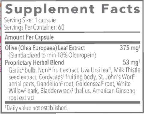 Olivirex (Olive Leaf Combination) Biocidin Botanicals