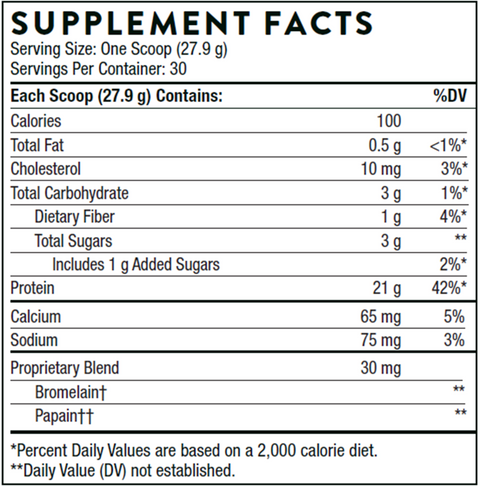 Whey Protein Isolate Van NSF 837g