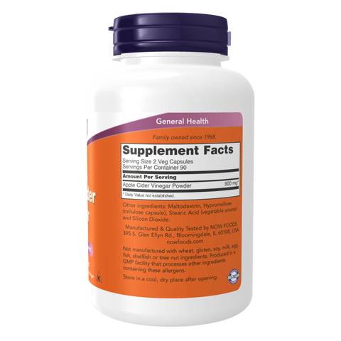Apple Cider Vinegar 450 mg Veg Capsules