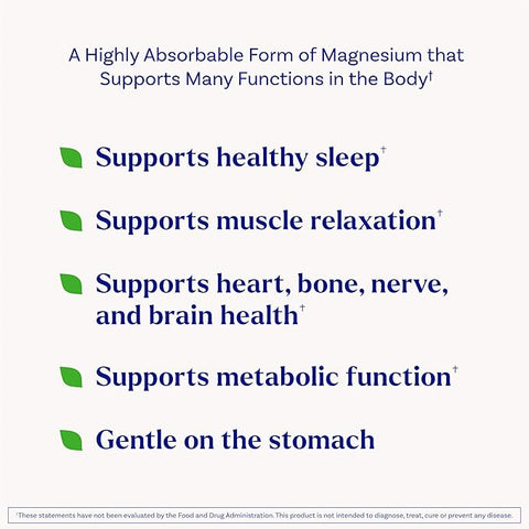 Natrol® High Absorption Magnesium Glycinate Soft Chews – Cherry Lemon – 30 Count