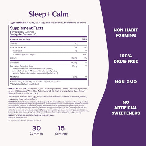 Natrol® Sleep+ Calm Melatonin Gummies