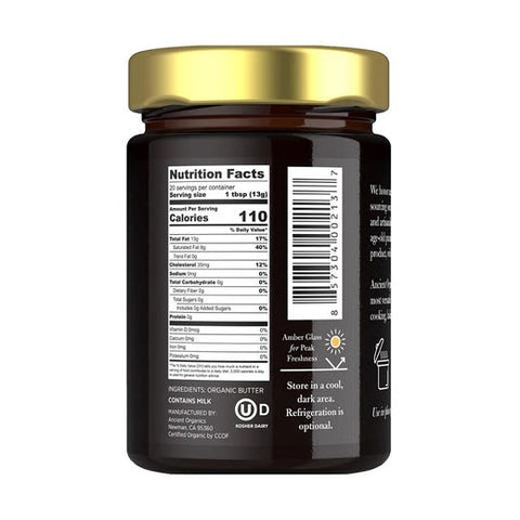 Ancient Organics Organic Original Ghee 9 Oz