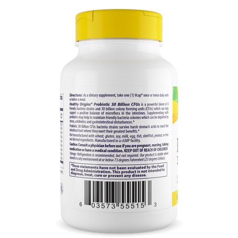 Healthy Origins Probiotic 30 Billion CFUs