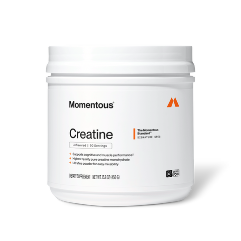 Momentous Creatine Monohydrate Unflavored 90 Servings